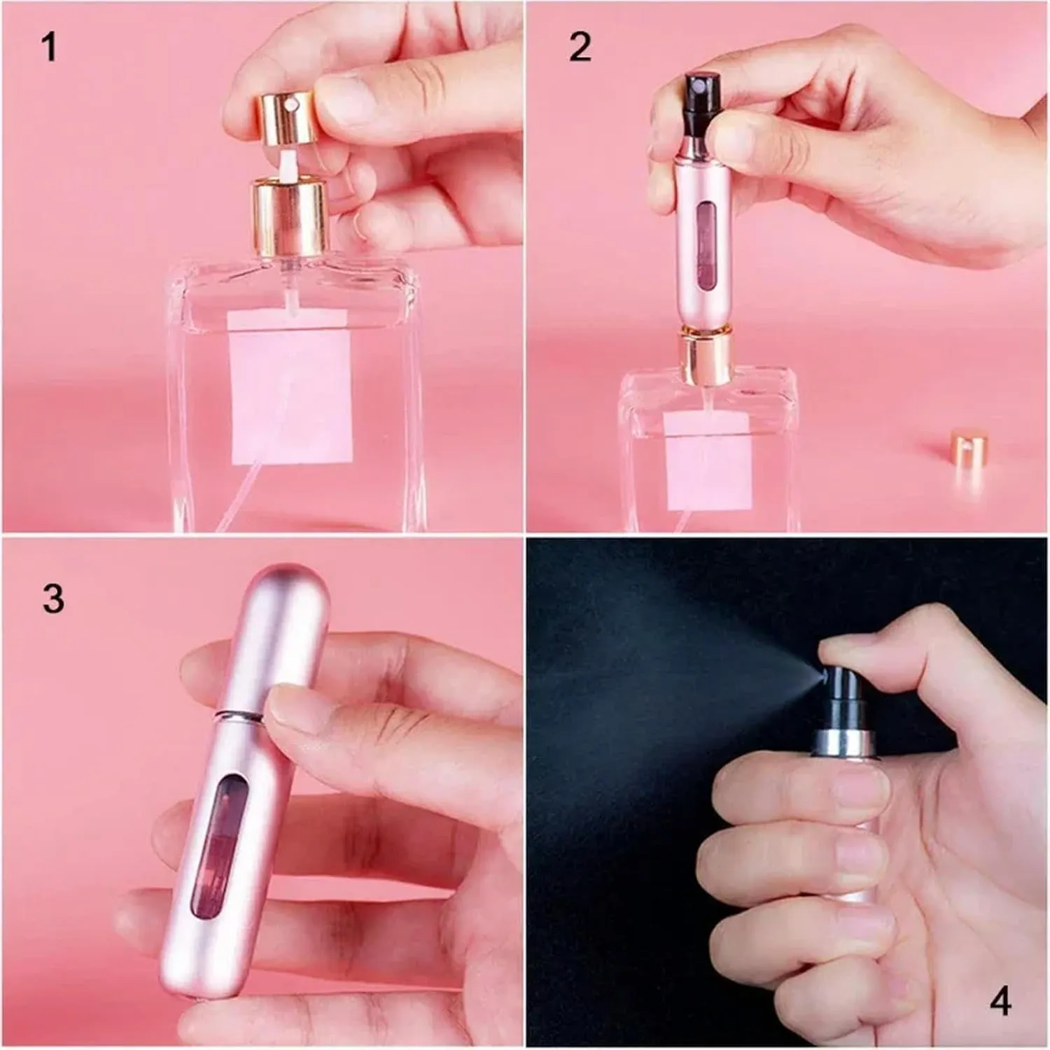 5Ml/8Ml Perfume Refill Bottle Rechargeable Perfume Dispenser Mini Refillable Spray Jar Pump Cosmetic