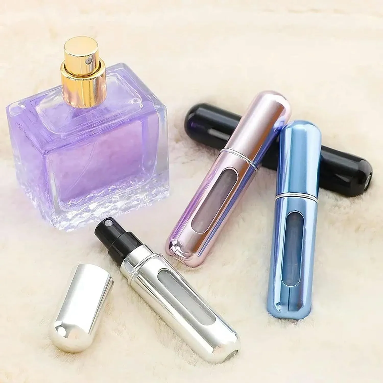5Ml/8Ml Perfume Refill Bottle Rechargeable Perfume Dispenser Mini Refillable Spray Jar Pump Cosmetic