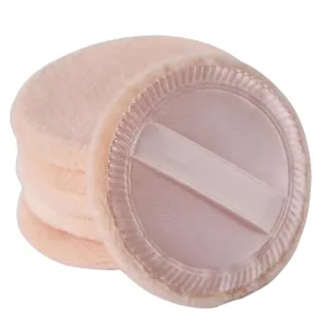 6pcs Soft Flocking Makeup Powder Puff for Loose & Pressed Foundation – Reusable Round Beauty Blender for Face, Cosmetic Setting Puff for Flawless Application