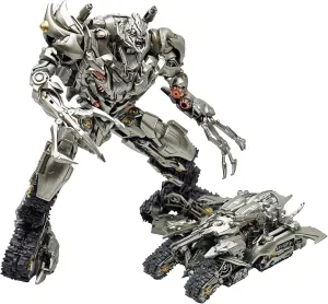 7in Action Figure Megatron Toys Robot 8807 Tank Mode Car Toys Decorations Ornaments Holiday Creative Gifts for Boys and Girls