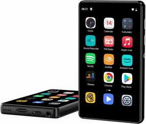 80GB MP3 Player with Spotify, 4-inch Touch Screen MP4 MP3 Player with Bluetooth and WiFi, M503Pro Android Music Player with Audible, Browser, Amazon Music, FM Radio Support Up 512GB
