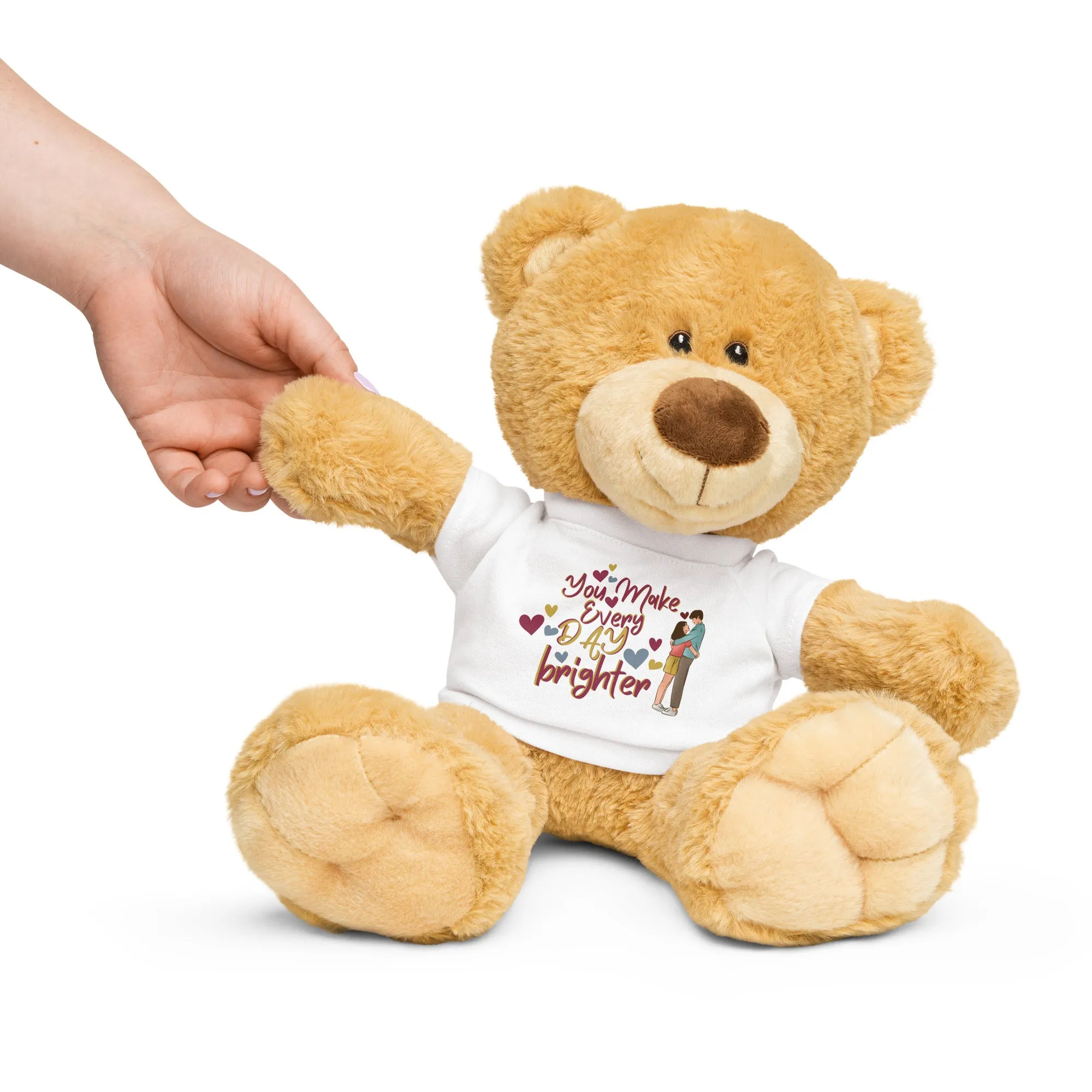 A Heartfelt Embrace - Teddy Bear Gift for Couples