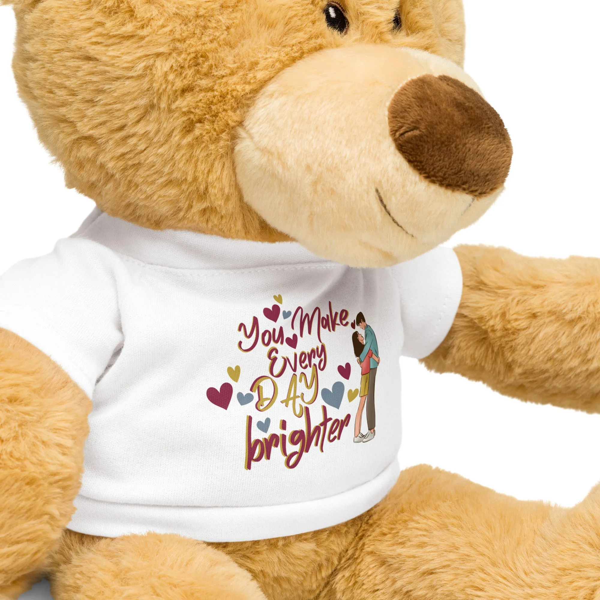 A Heartfelt Embrace - Teddy Bear Gift for Couples