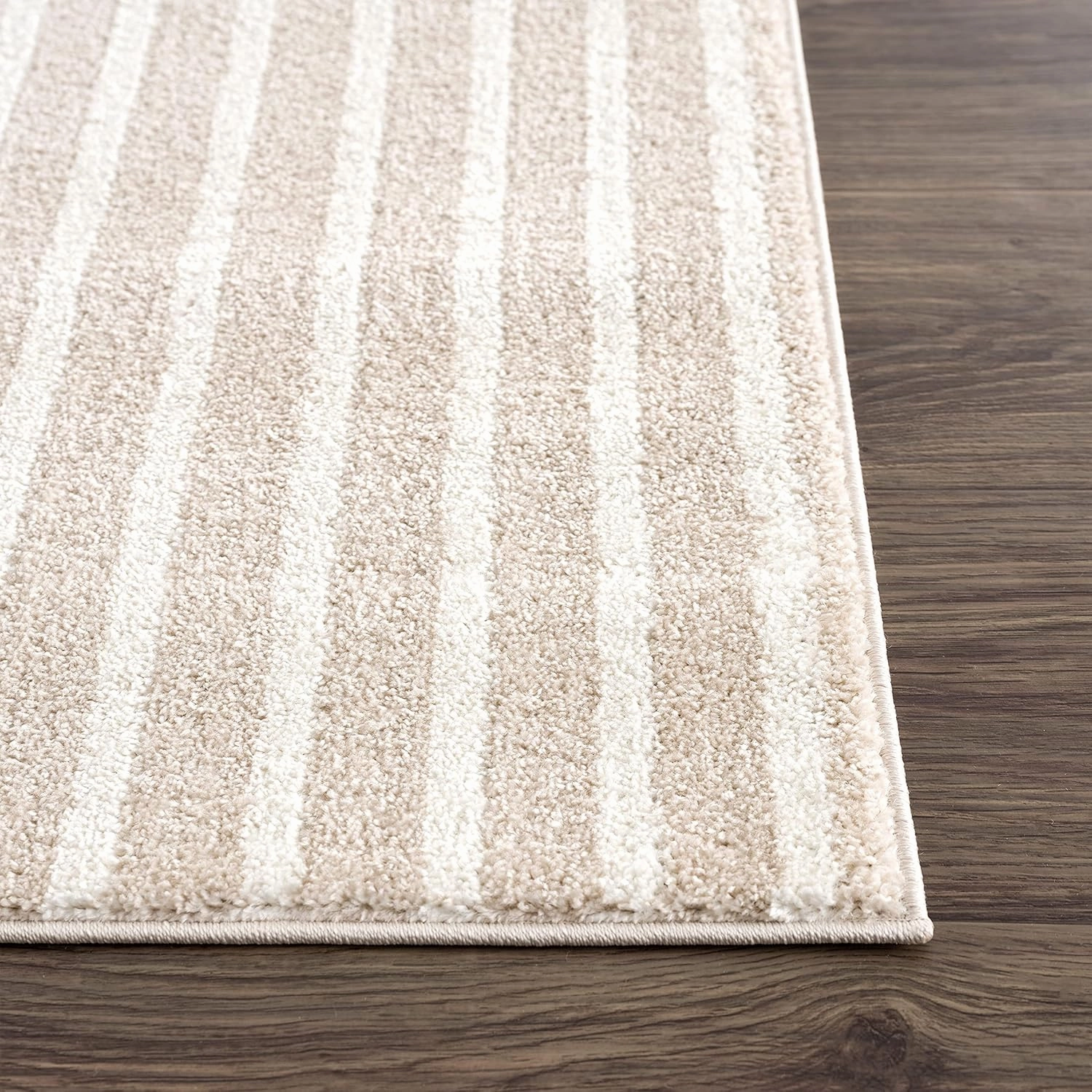 Abani Area Rug for Living Room -Nuevo 5' x 8' Beige Arch Pattern Area Rug, Soft and Durable Living Room Rug, Stain and Fade Resistant, Chic Modern Design, Pet & Kid Friendly