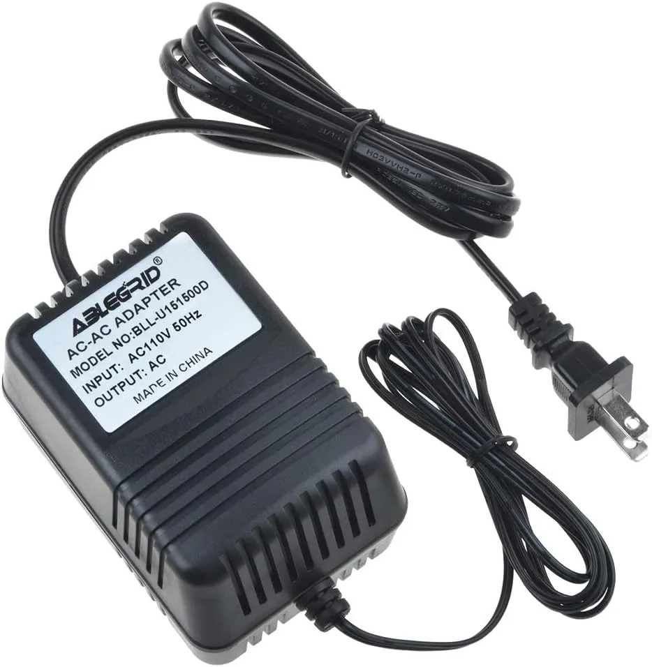 ABLEGRID AC/AC Adapter Fit for Ddrum DDTi Drum Trigger Interface Power Supply Cord Cable PS Wall Charger Mains PSU