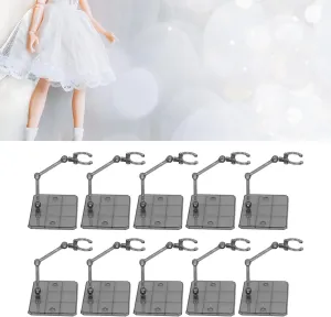 Action Figure Stand, Figure Model Stand Figure Holder Display Plastic Figure Stand For Dolls Adjustable Action Figure Display Stands For 6 Inch (plastic 5)