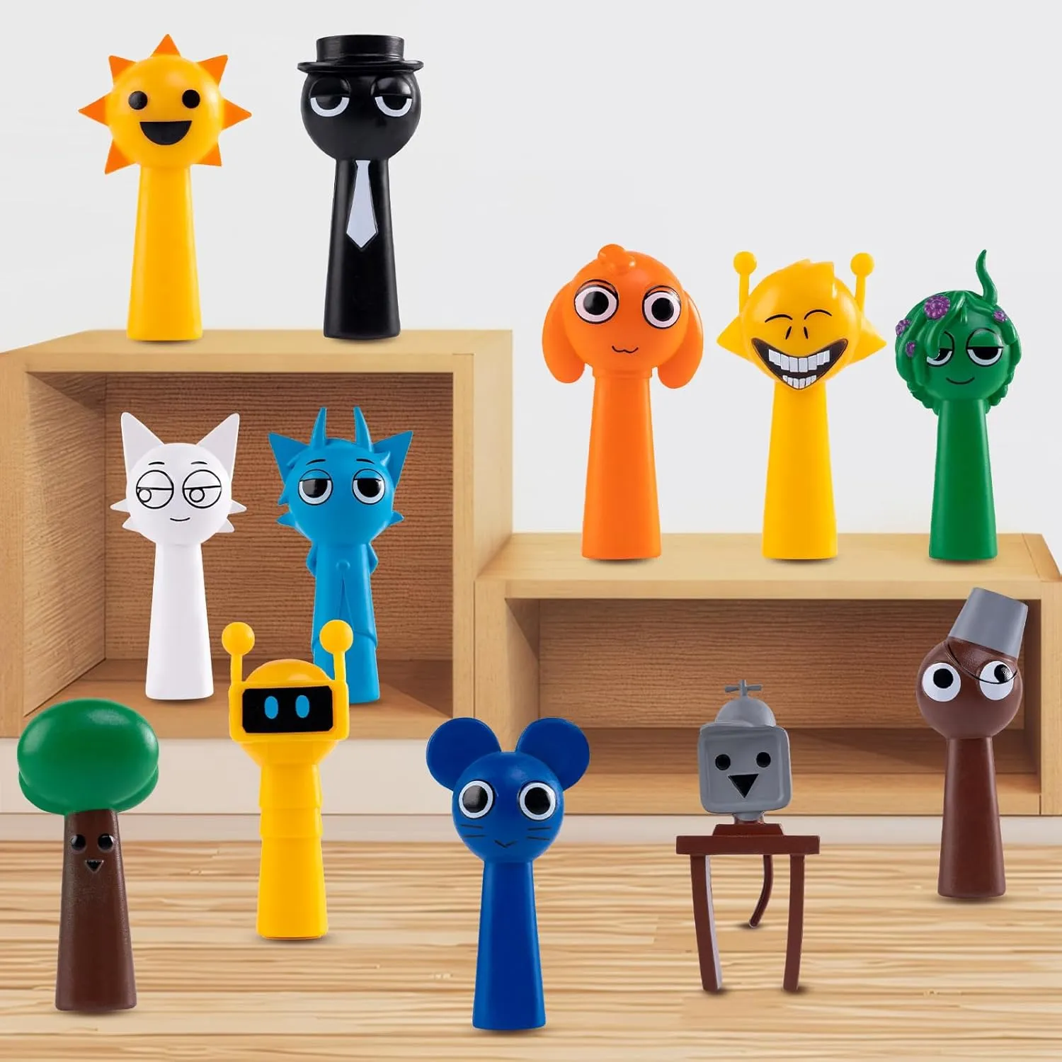 Action Figures & Game Toy Collectibles Fun Adult Decor Set with Intricate Character Details (12Pcs)