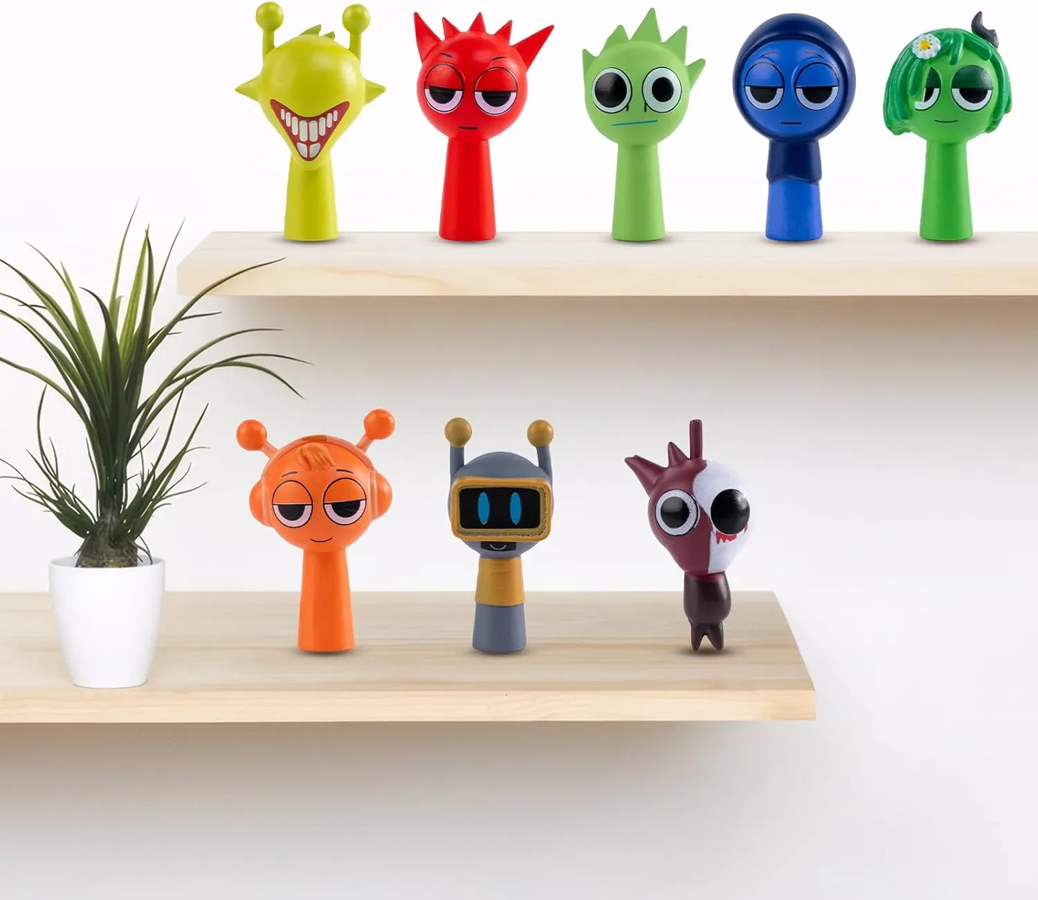 Action Figures Game Plush Display Set Fun Collectibles with Intricate Details for Adult Fans (24Pcs)