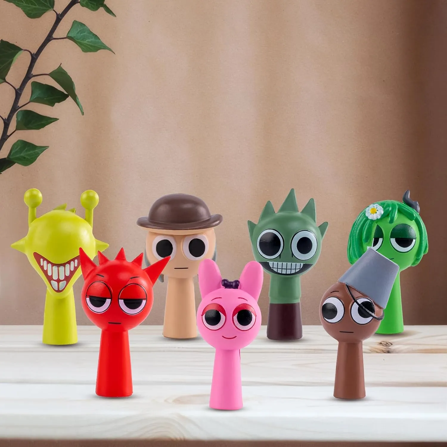 Action Figures Game Plush Display Set Fun Collectibles with Intricate Details for Adult Fans (24Pcs)