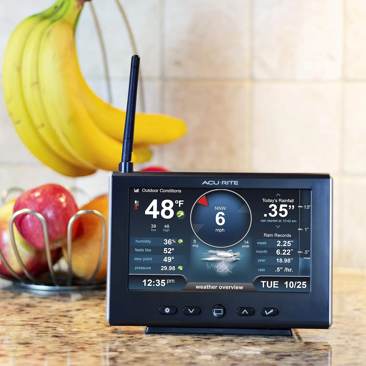AcuRite 01535M Iris (5-in-1) Weather Station with HD Display & Iris 06003 PRO  Upgrade for 5-in-1 Weather Sensor - 06003M