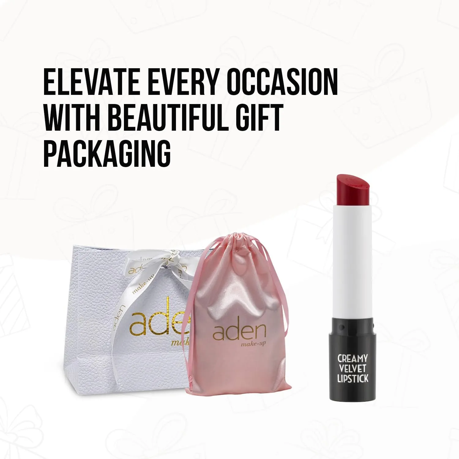 aden Velvet lipstick – Highly Pigmented – Durable & Hydrating – Non Drying – Creamy & Smooth (01 Teddy)