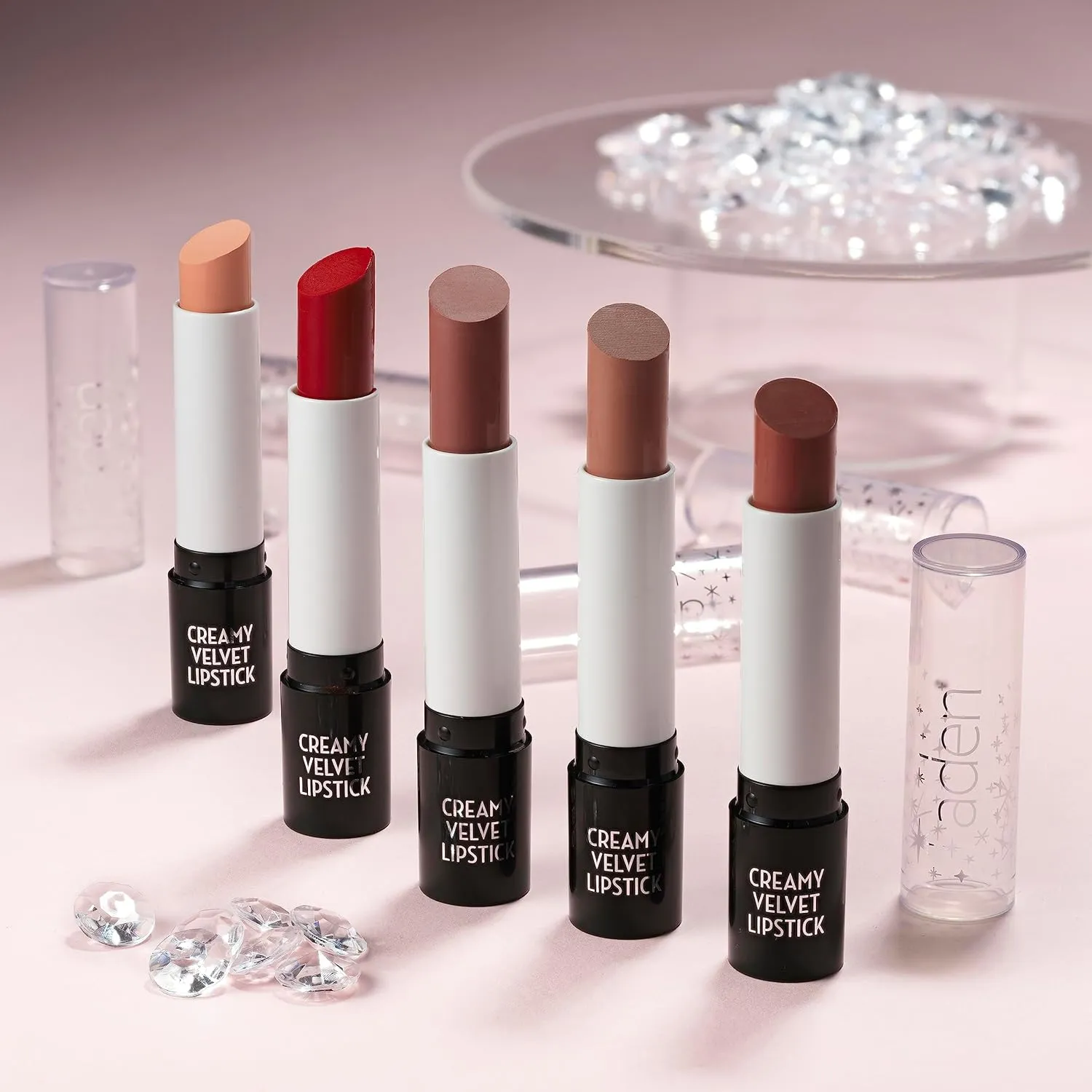 aden Velvet lipstick – Highly Pigmented – Durable & Hydrating – Non Drying – Creamy & Smooth (01 Teddy)
