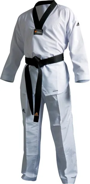 adidas Eco Fighter Taekwondo Dobok Uniform WT Approved 100% Polyester Ultralight