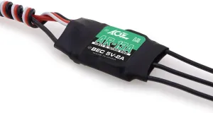 AGFRC 13A RC ESC Athlon Run Brushless Electronic Speed Controller 2-4S Lipo with 5V/2A BEC for Helicopter Fixed Wing Plane