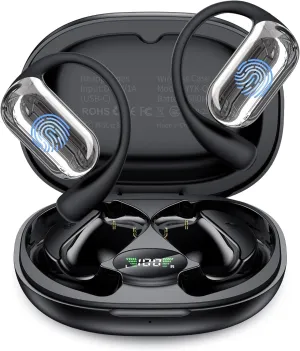 AI Language Translation Earbuds Real-Time, 144 Languages & Accents, Audifonos Traductores Inglés Español, Compatible with iOS & Android, Ideal for Travel, Business, Learning (Deep Black)