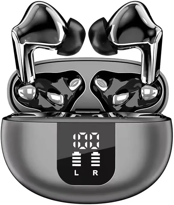 AI Translating Earbuds, Real Time Translation, 144  Languages, Long Battery Life, for Business Travel, Black