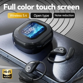 AI Real-Time Translation Earbuds for iPhone & Android - 144 Language Wireless Translator Headphones, 3-in-1 Bluetooth Earbuds with Portable Charging Case for Travel, Business, Learning