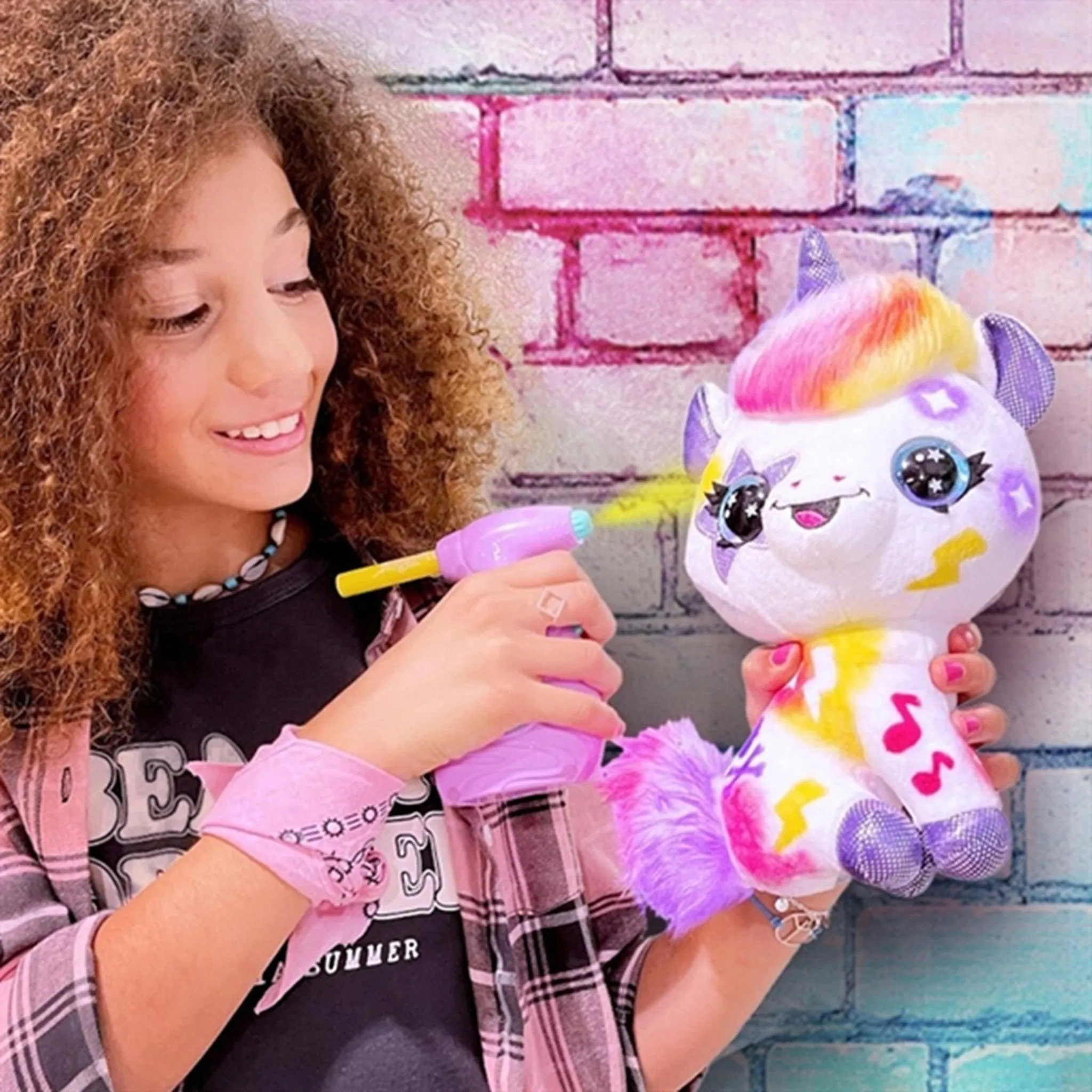 Airbrush Plush Unicorn