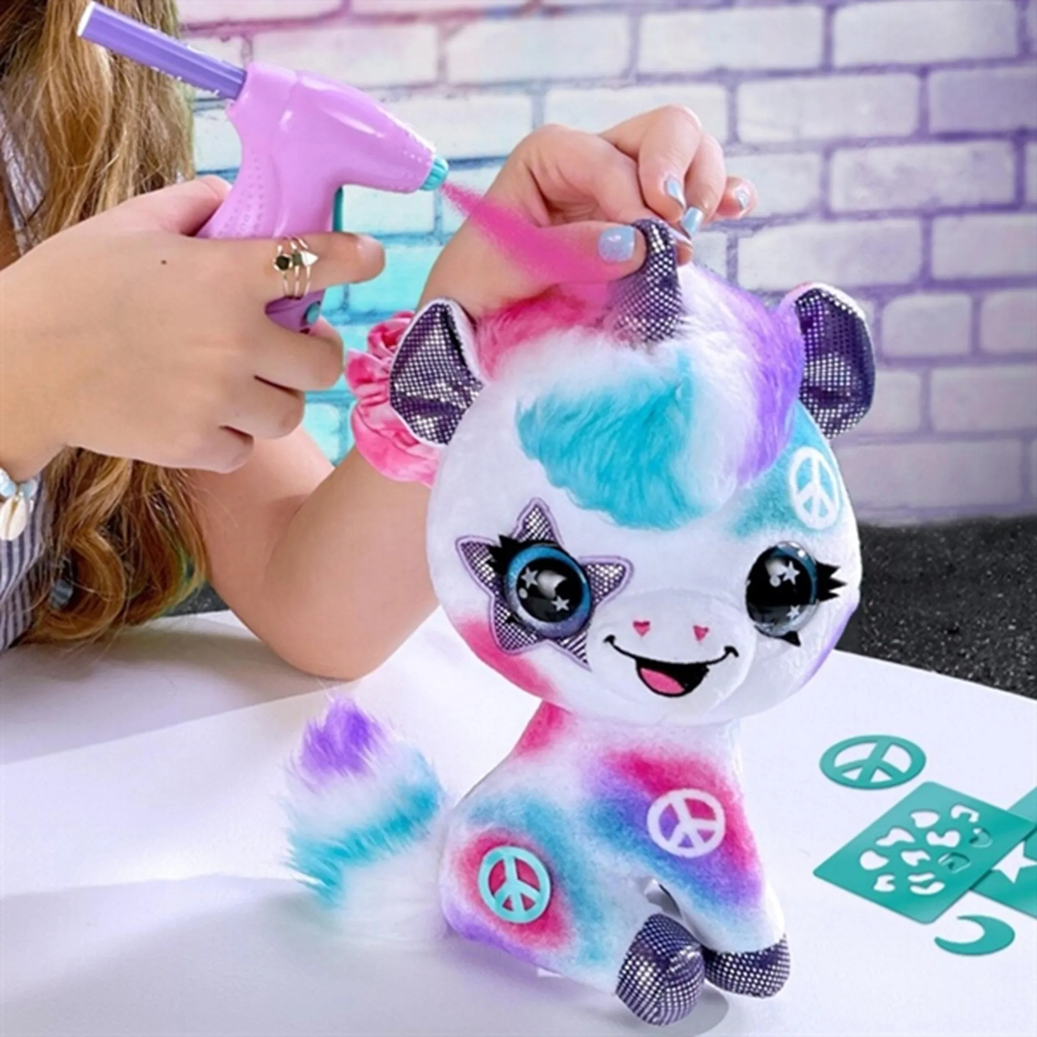 Airbrush Plush Unicorn