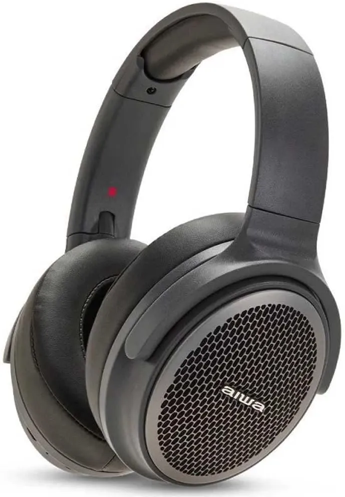 Aiwa HST-250BT Wireless Bluetooth Over-Ear Headphones - Gray