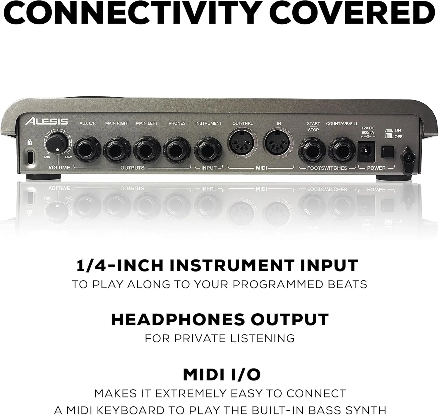 Alesis SR-18 - Studio-Grade Standalone Drum Machine With On-Board Sound Library, Performance Driven I/O and In-Built Effects / Processors
