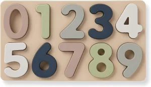 Ali Oli Baby Soft Silicone Number Puzzle Toys for Toddlers (11 Piece Set) Toddler or Baby Girl & Boy Neutral Baby Toys - Montessori Learning Puzzle Silicone Number Shape Sorter Toy