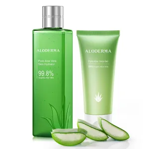 All Purpose Aloe Vera Gel Set - 2 Pieces - Skin Hydrator, 114g Aloe Vera Gel