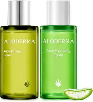 Aloderma Aloe Toner Set, 2 Pieces - Hydrating Toner, Firming Toner
