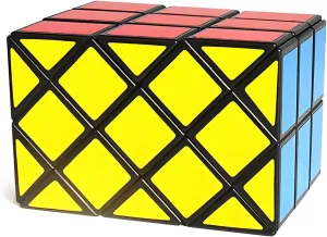Ancient Double 3x3x3 Fisher Speed Cube 3x3x3 Yileng Magic Cube Skewb Cube Puzzle Toys for Kids and Adults