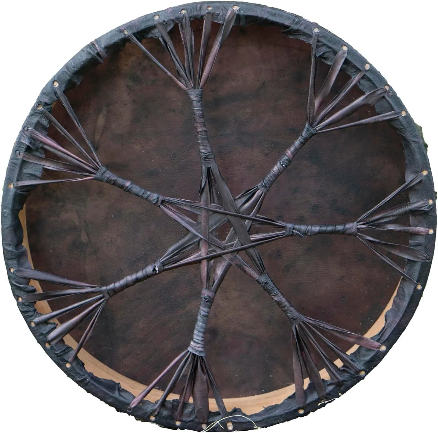 ARAW American Shamanic Native Drum Bison Natural Hide (20 Inches Diameter X 3 Inches Depth)