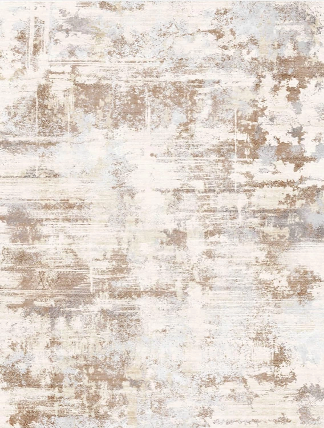 Area Rug Living Room Rugs: 5x7 Indoor Soft Fluffy Rug Abstract Carpet for Bedroom Kitchen Dining Room Floor Washable Plush Throw Large Accent Rug Home Office Nursery Decor - Beige