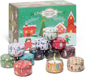 Aromatherapy Candles Set Gift, Super Value 12 Pack 2.5 oz Aromatherapy Candles for Home Scented, Small Candles Gifts for Women, 12 Fragrant Scented Candles Set Can Meet Your Various Needs