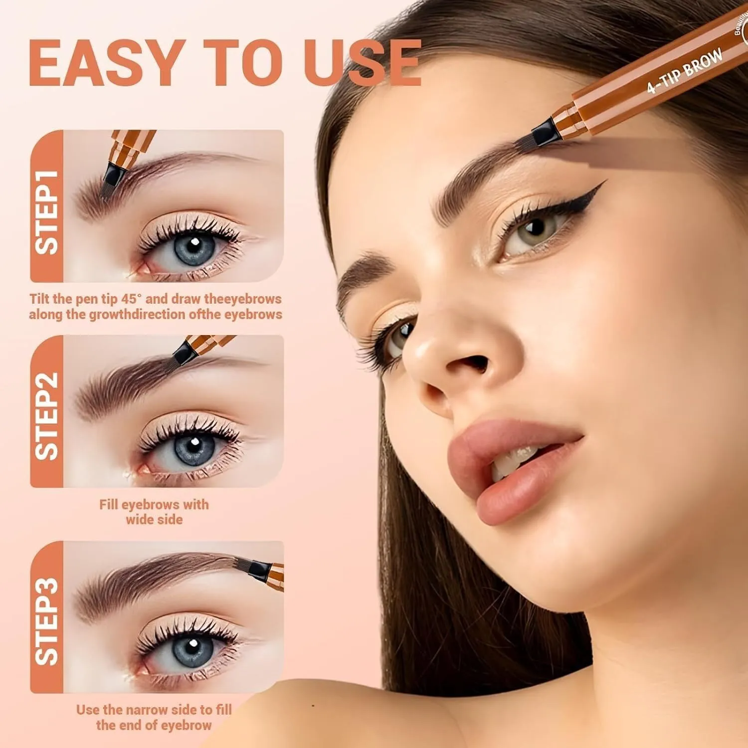 Artist-Approved Microblading Brow Pencil Set Waterproof   Smudge-Proof Formula with Dual-Ended Design for Effortless Feathering & Filling