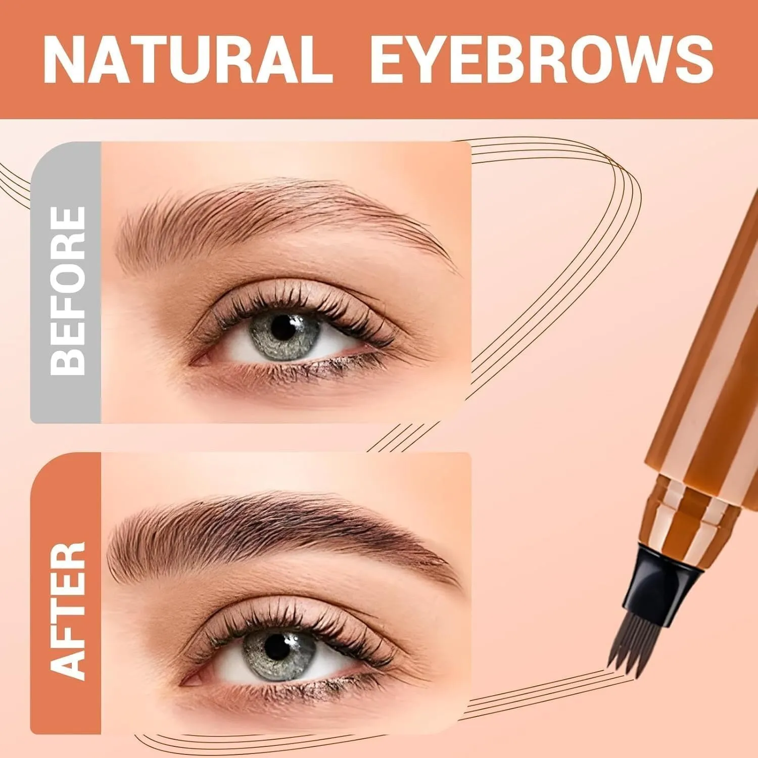 Artist-Approved Microblading Brow Pencil Set Waterproof   Smudge-Proof Formula with Dual-Ended Design for Effortless Feathering & Filling