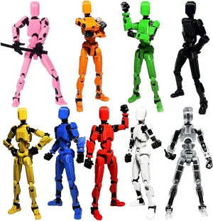 Assembly Completed 2025 New Titan 13 Action Figure,Lucky Robot 13 Action Figures 3D Printed Multi Jointed Movable Figure,Nova 13 Action Figure for Collectors Desktop Decorations (9 PCS)