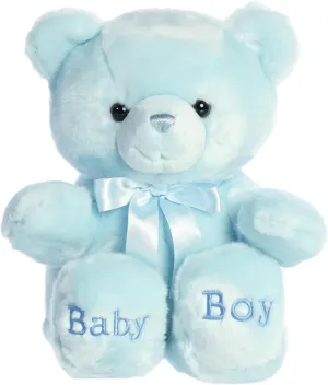 Aurora® Snuggly Comfy™ Bear Baby Stuffed Animal - Comforting Companion - Imaginative Play - Blue 18 Inches