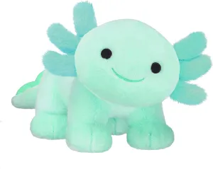 Axolotl Plush, Soft Cute Axolotl Stuffed Animal Plushies, Kawaii Plushies Dolls for Kids, Gift for Girls Boys (Green)