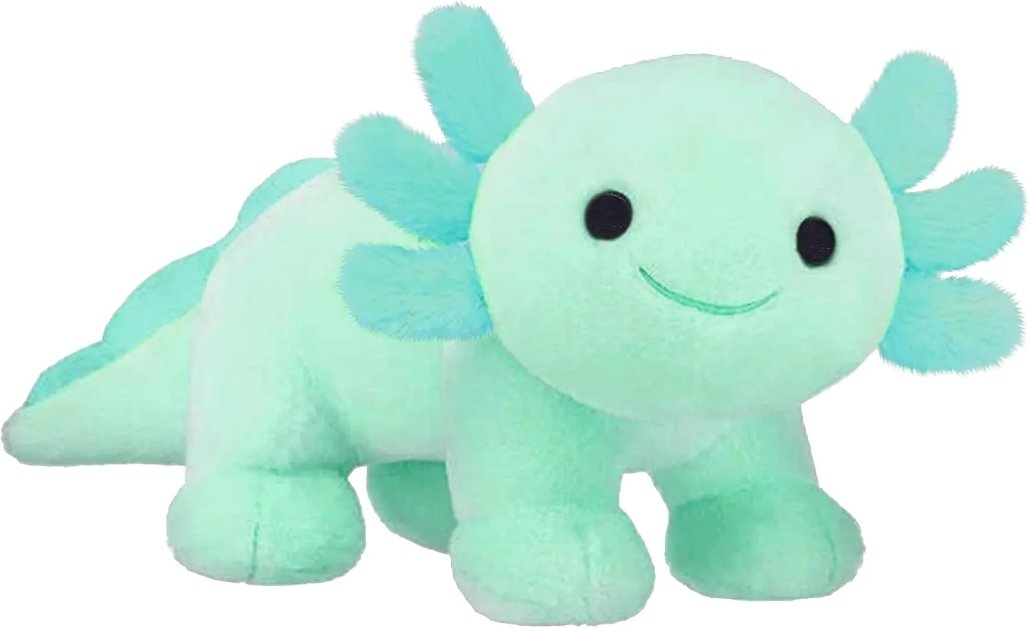 Axolotl Plush, Soft Cute Axolotl Stuffed Animal Plushies, Kawaii Plushies Dolls for Kids, Gift for Girls Boys (Green)