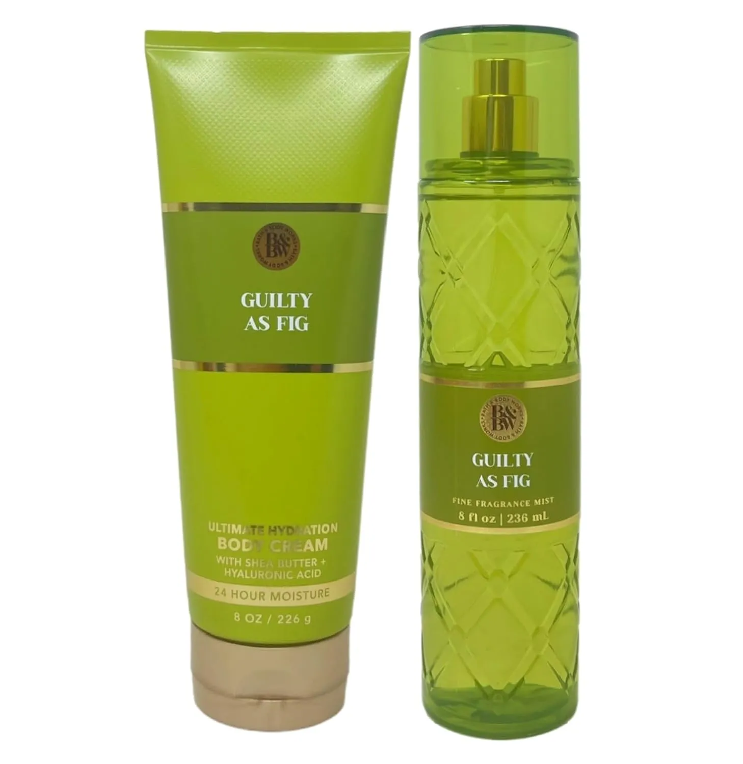 Bath and Body Work Guilty As Fig Body Cream and Fragrance Mist Duo Set - Full Size