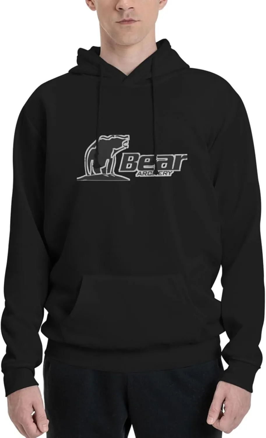Bear Archery Hoodie Long Sleeve Pullover Casual Sweatshirt Hooded Couple-