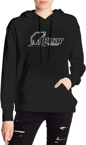 Bear Archery Hoodie Long Sleeve Pullover Casual Sweatshirt Hooded Couple-