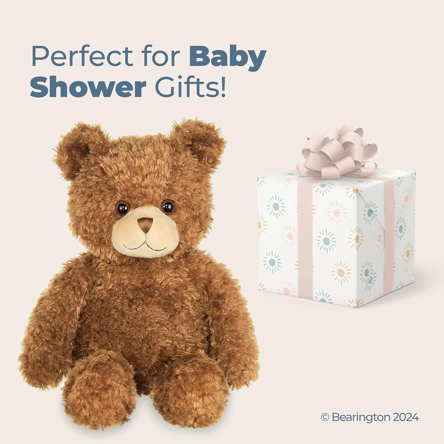 Bearington Eddie Plush Teddy Bear Stuffed Animal, 15 Inch