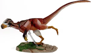 Beasts of the Mesozoic: Eotyrannus Lengi - 1/18th Scale Dinosaur Action Figure - 8" Articulated Collectible, Posing Rod & Display Base, Tyrannosaurus