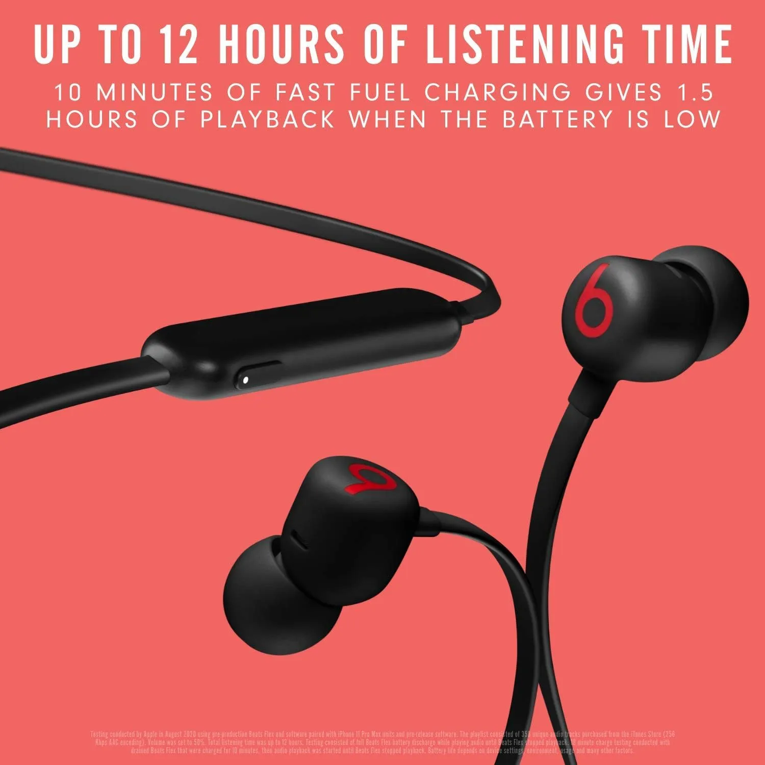 Beats Flex with Apple 20W USB-C Power Adapter - Black