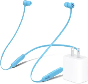 Beats Flex with Apple 20W USB-C Power Adapter - Flame Blue
