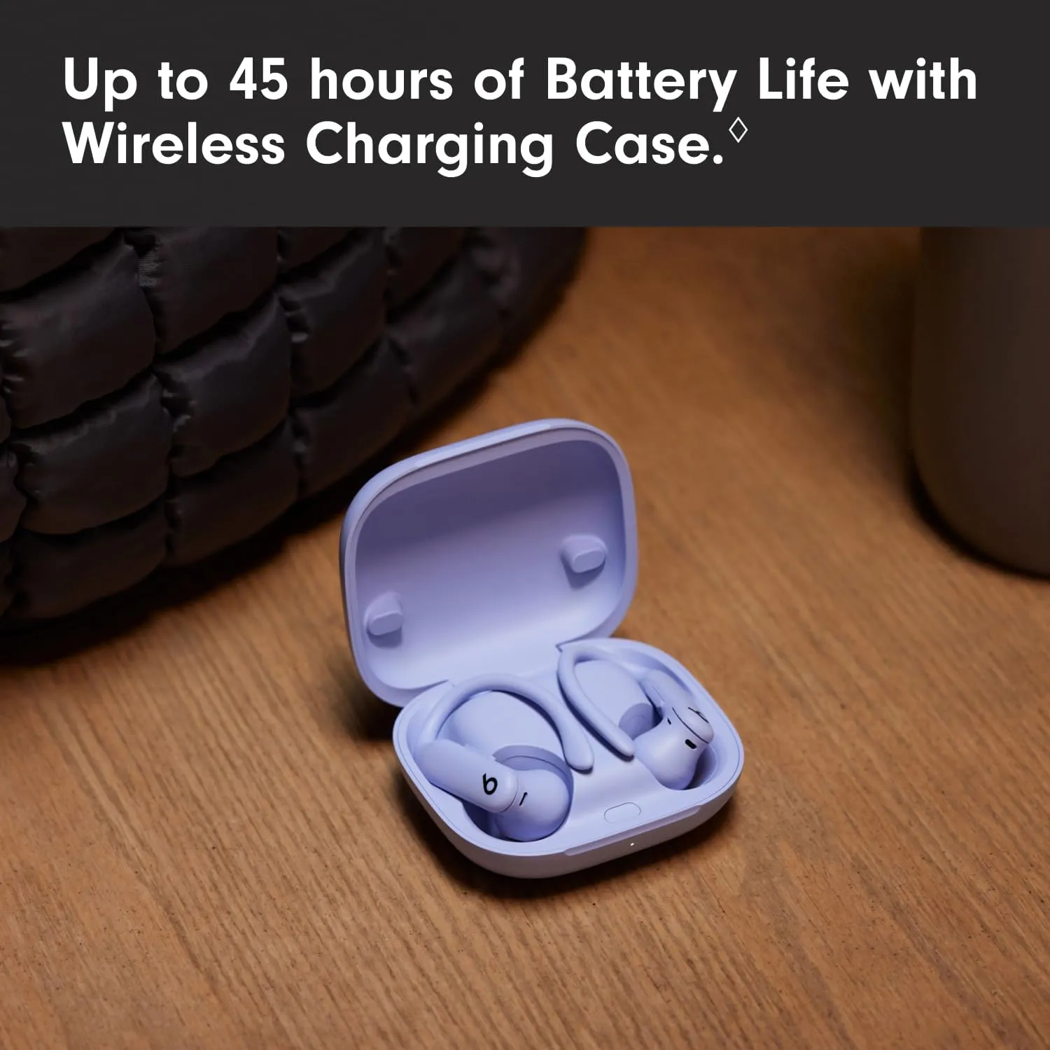 Beats Powerbeats Pro 2 Wireless Bluetooth Earbuds - Noise Cancelling, Heart Rate Monitor, IPX4, Up to 45H Battery & Charging Case, Works with Apple & Android - Hyper Purple