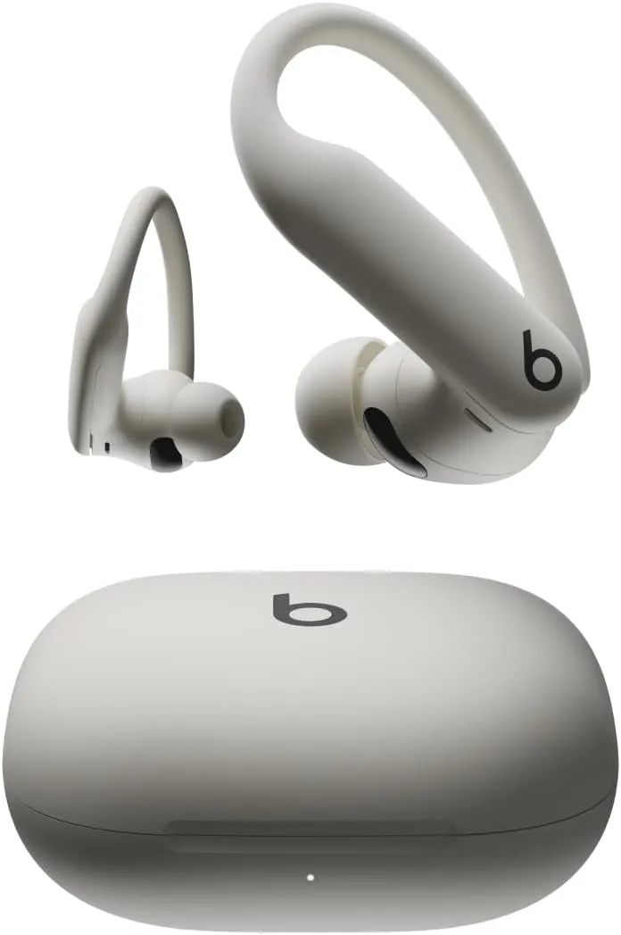 Beats Powerbeats Pro 2 Wireless Bluetooth Earbuds - Noise Cancelling, Heart Rate Monitor, IPX4, Up to 45H Battery & Charging Case, Works with Apple & Android - Quick Sand (Renewed)