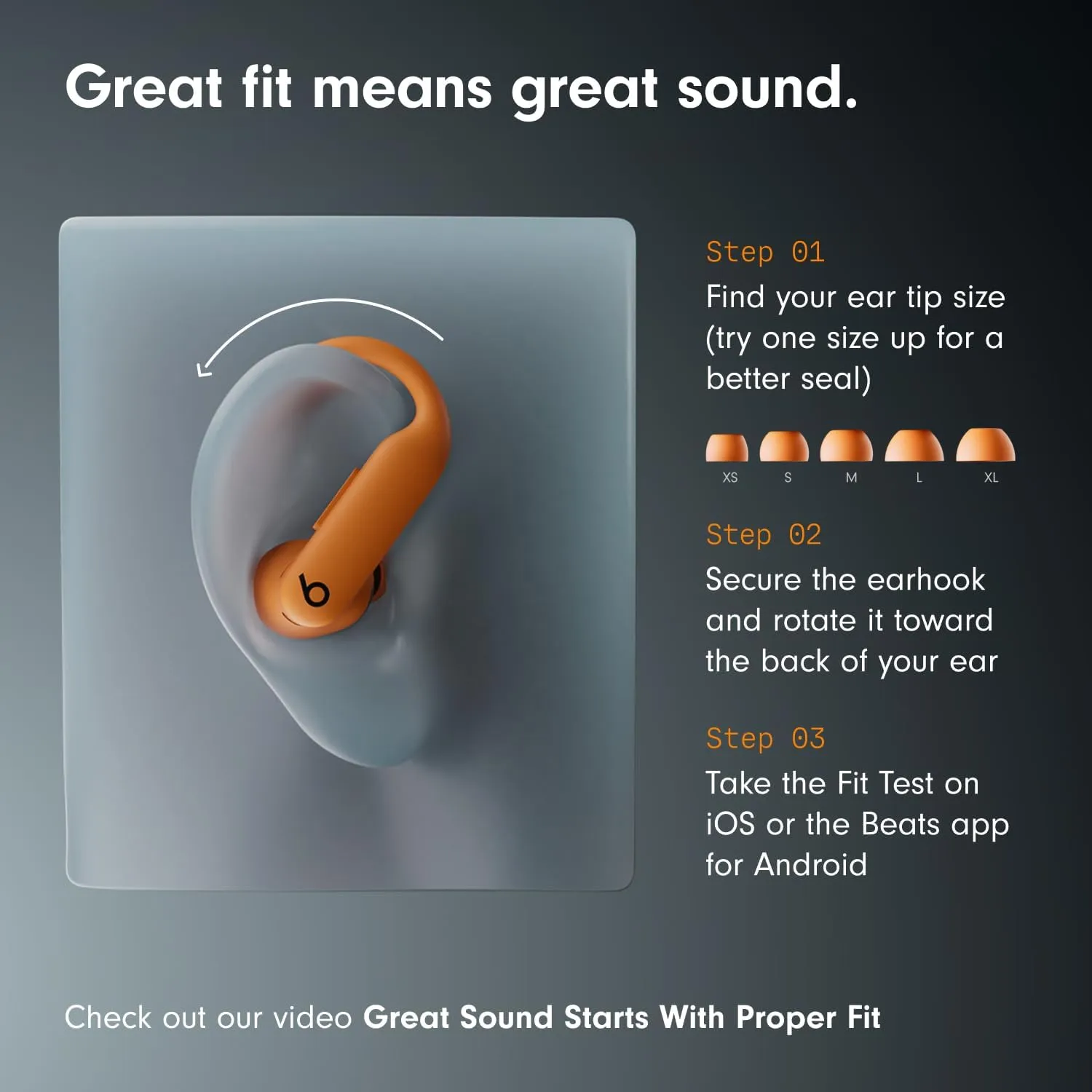 Beats Powerbeats Pro 2 Wireless Bluetooth Earbuds with AppleCare  (2 years) - Jet Black