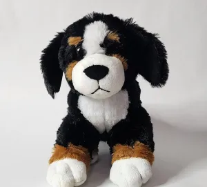 Bernese Mountain Dog Anti-Anxiety Dog Toy, Plush Puppy with Heartbeat and Heat Pack
