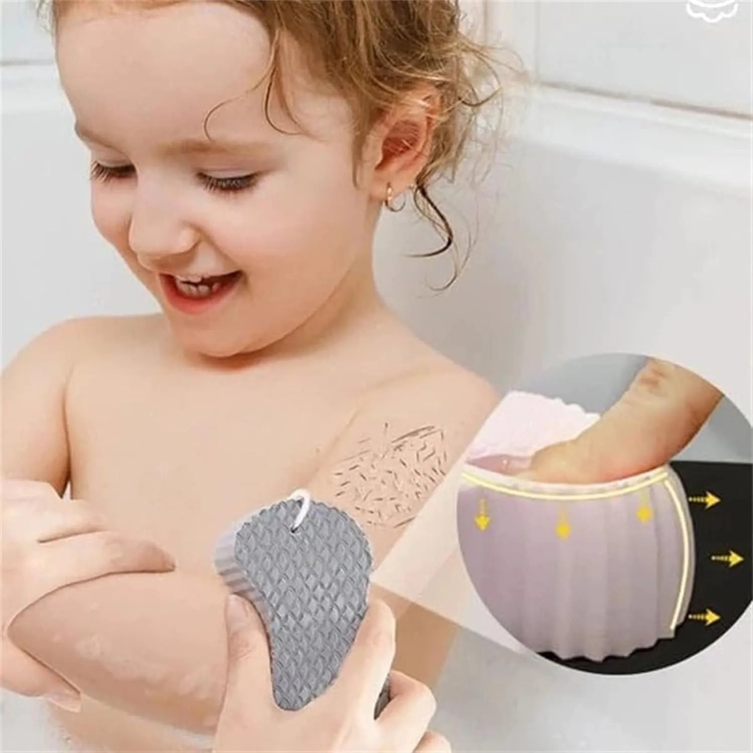 Berosely Skin Sponge, Radiant Skin Exfoliating Bath Sponge, Dead Skin Remover for Body, Super Soft Exfoliating Bath Sponge for Adults Children and Pregnant Women (Set C)